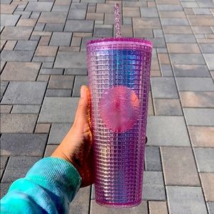 Starbucks tumbler pink sparkles